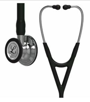 3M Littmann Cardiology IV Stethoscope, Mirror Black, 6177