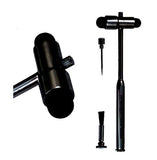 Medical Tools-Babinski Buck Reflex Hammer with Needle and Brush ,Black Edition-Pakistan