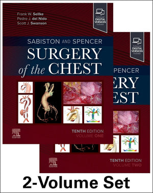 Sabiston and Spencer Surgery of the Chest 2 VOL, 10e