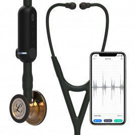 3M Littmann CORE Digital Stethoscope - High Polish Copper & Black