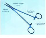 Medical Tools-Needle Holder-Tungsten Carbide-Blue Plasma-14cm-ROSS