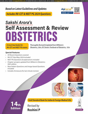 Sakshi Arora's Self Assessment & Review Obstetrics, 14e