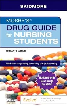 Mosby's Drug Guide for Nursing Students with update, 15e