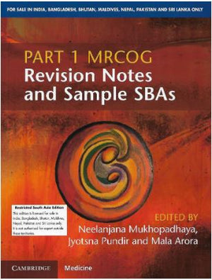Part 1 MRCOG Revision Notes And Sample SBAs