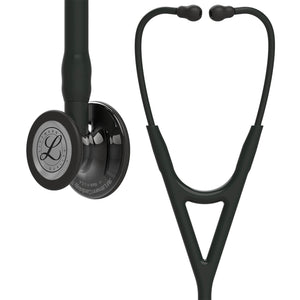 3M Littmann Cardiology IV Diagnostic Stethoscope: Smoke & Black - Black Stem 6232