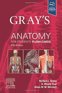 Gray's Anatomy for Students Flash Cards, 5e
