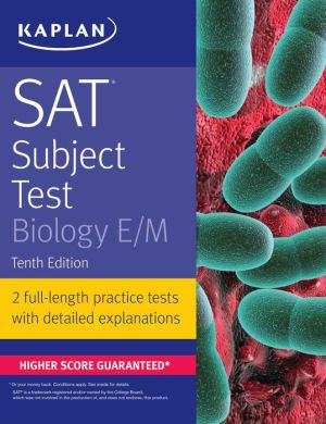 Kaplan SAT Subject Test Biology E/M (Kaplan Test Prep), 10e**