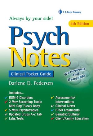 PsychNotes, Clinical Pocket Guide (Davis' Notes), 5e**