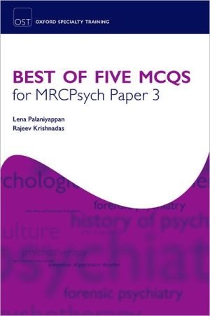 Best of Five MCQs for MRCPsych Paper 3