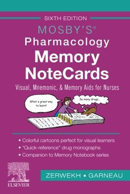 Mosby's Pharmacology Memory NoteCards , Visual, Mnemonic, and Memory Aids for Nurses , 6e