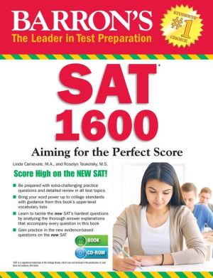 Barron's SAT 1600: Revised for the New SAT [With CDROM]**