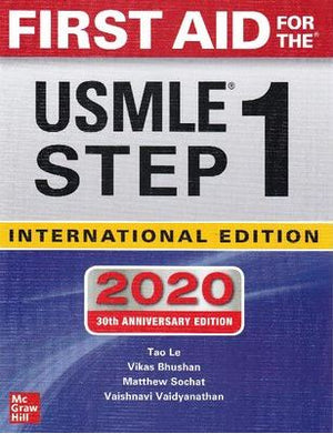 FIRST AID FOR THE USMLE STEP 1 2020, 29E ISE**