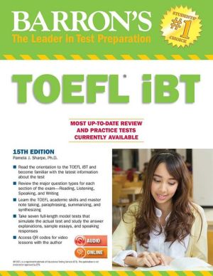 Barron's TOEFL iBT with MP3 audio CDs, 15e**