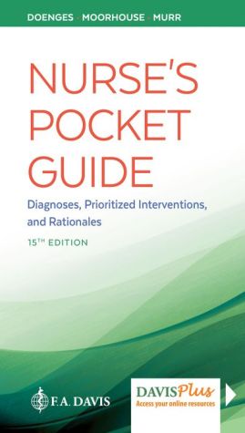 Nurse's Pocket Guide: Diagnoses, Prioritized Interventions and Rationales (Davis' Notes), 15e | Book Bay KSA