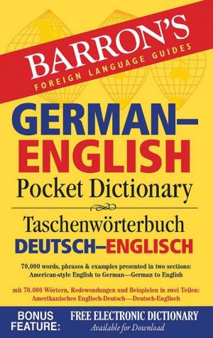 Barron's German-English Pocket Dictionary, 2e
