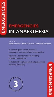 Emergencies in Anaesthesia, 3e
