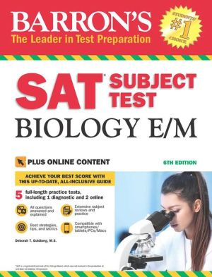Barron's SAT Subject Test Biology E/M with Online Tests (Barron's Test Prep), 6e