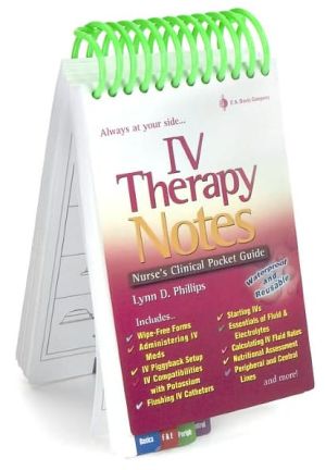 IV Therapy Notes: Nurse's Pharmacology Pocket Guide (Davis' Notes)** | Book Bay KSA