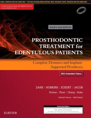 Prosthodontic Treatment for Edentulous Patients: South Asia Edition, 13e