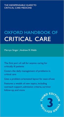 Oxford Handbook of Critical Care, 3e**