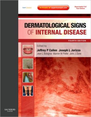 Dermatological Signs of Internal Disease, 4e **