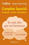 Easy Learning Complete Spanish Grammar, Verbs and Vocabulary (3 books in 1)