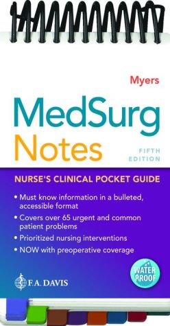 MedSurg Notes : Nurse's Clinical Pocket Guide (Davis' Notes), 5e**