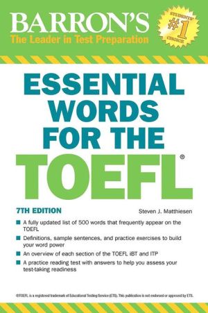 Essential Words for the TOEFL (Barron's Test Prep), 7e