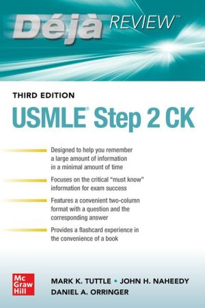 Deja Review: USMLE Step 2 CK, 3e