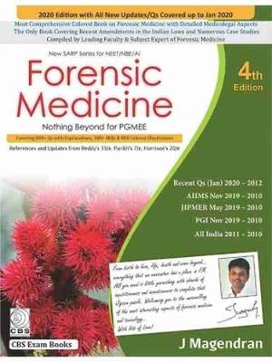 Forensic Medicine Nothing Beyond For PGMEE, 4e**