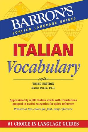 Italian Vocabulary (Barron's Vocabulary), 3e